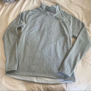 The north face - grey asymmetrical jacket